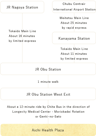 Arriving by public transportation